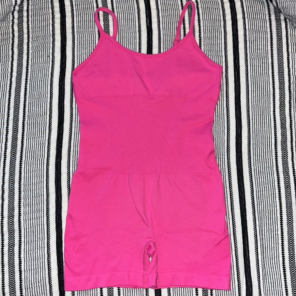 Pink Athletic Bodysuit